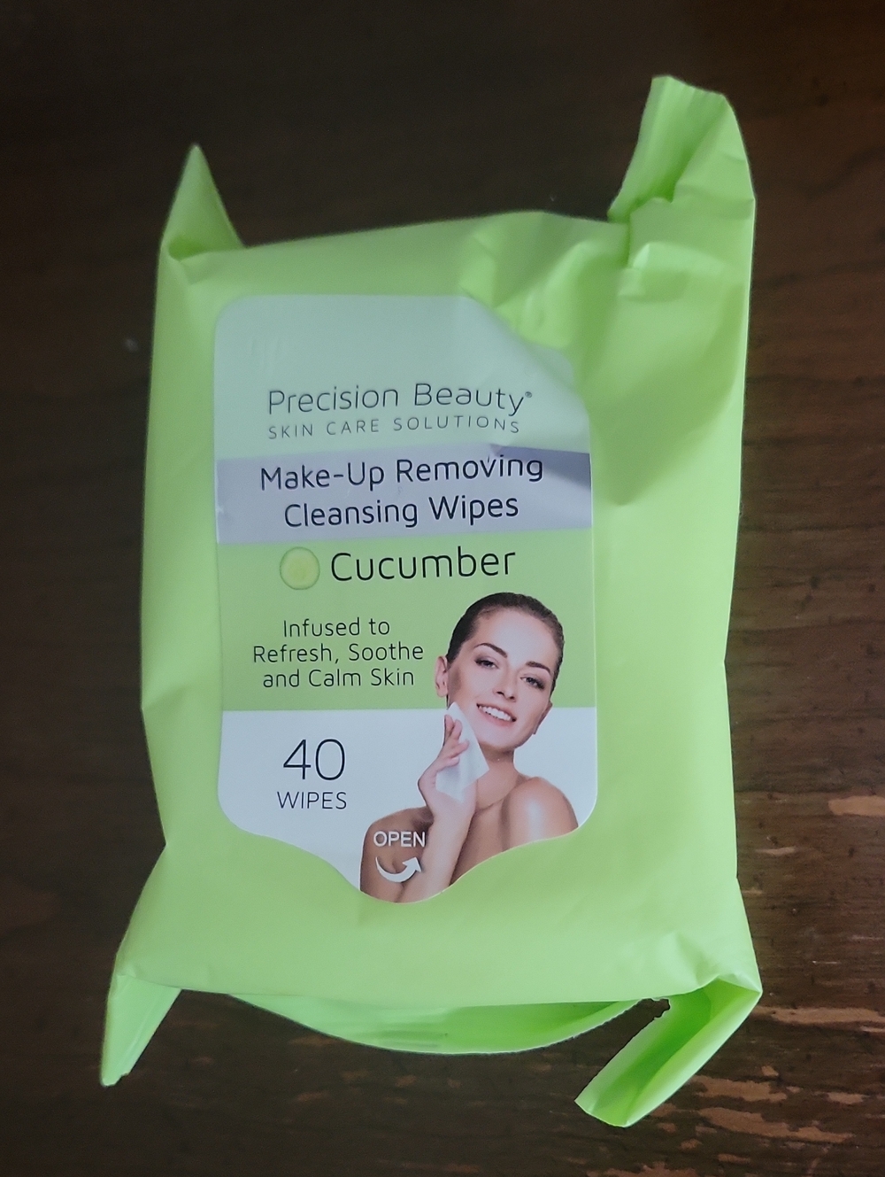 Precision Beauty makeup removing cleansing wipes cucumber
